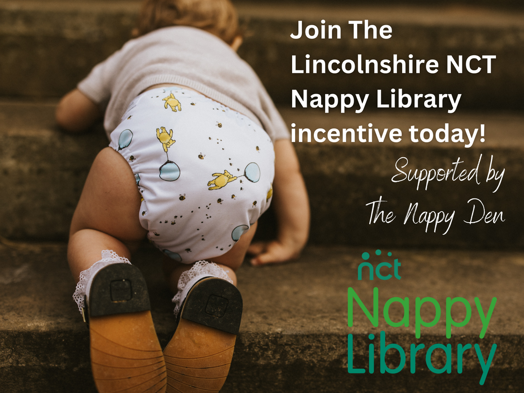 Join the Lincolnshire NCT Cloth Nappy Incentive today and get £50 to spend only at The Nappy Den - The Nappy Den