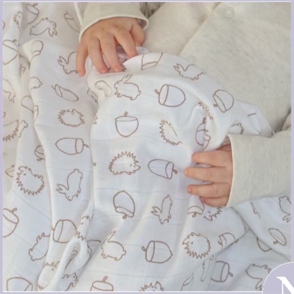 Muslinz - Woodland Muslin Squares - 12 Pack
