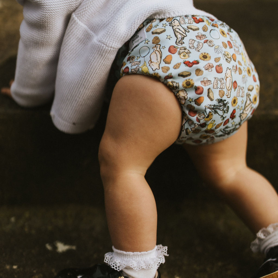 The Nappy Den - Winnie-The-Pooh - Pocket Nappy Set