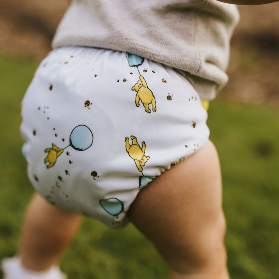 The Nappy Den - Winnie-The-Pooh - Pocket Nappy Set - The Nappy Den