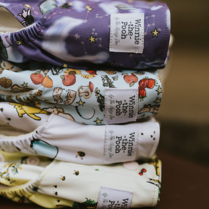 The Nappy Den - Winnie-The-Pooh - Pocket Nappy Set