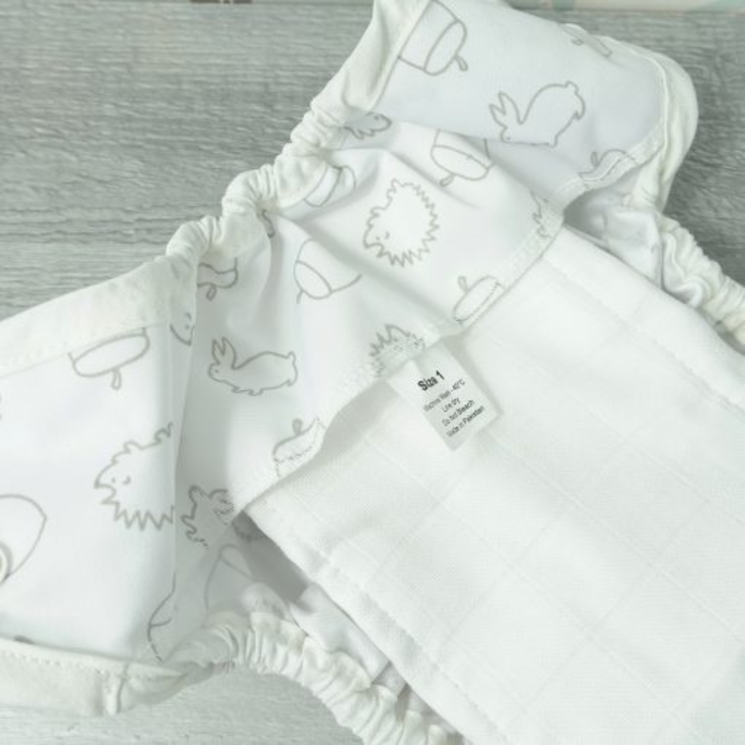 Muslinz - Cotton Prefolds - 6 pack