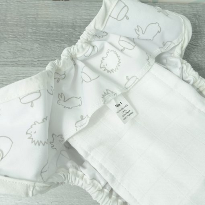 Muslinz - Cotton Prefolds - 6 pack