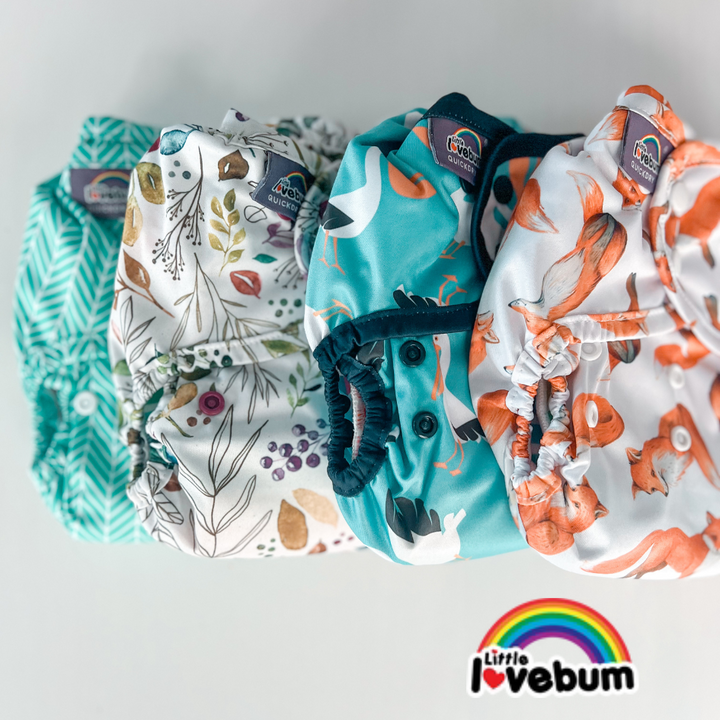 The Nappy Den -  Starter Kits - Birth To Potty - Little Lovebum Day Kit