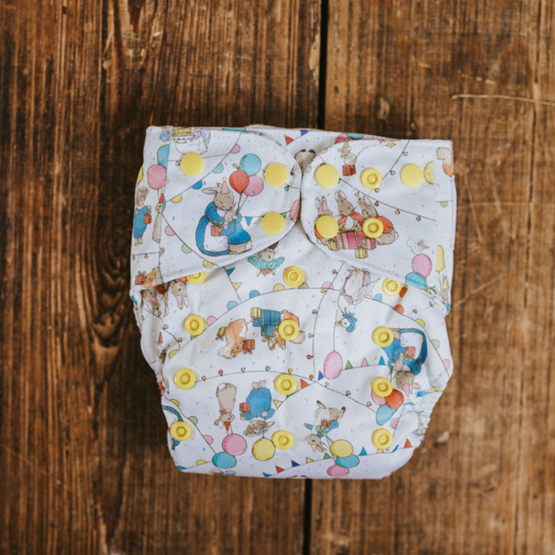 Peter Rabbit™ x The Nappy Den - Pocket Nappy - Peter's Party