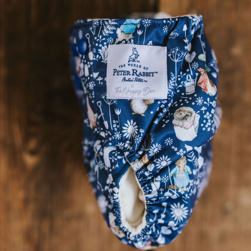 Peter Rabbit™ x The Nappy Den - Pocket Nappy - Peter's Midnight Garden